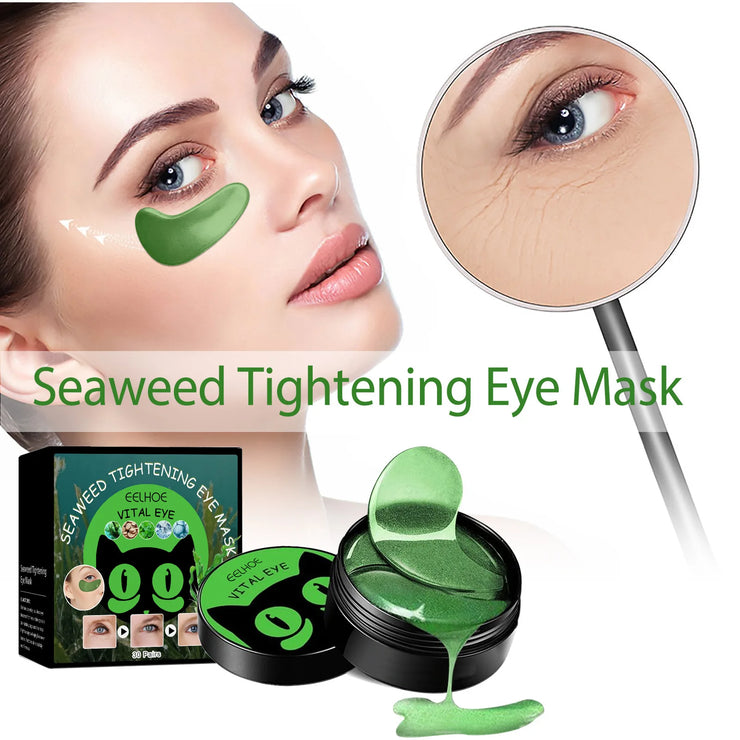 60pcs Seaweed Eye Masks: Firming & Nourishing.