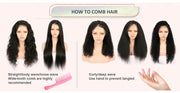 Ombre Brown Wig Long Straight Synthetic Lace Front Wig Glueless Brunette Hair Chocolate Brown Lace Wigs for Women Party Cosplay
