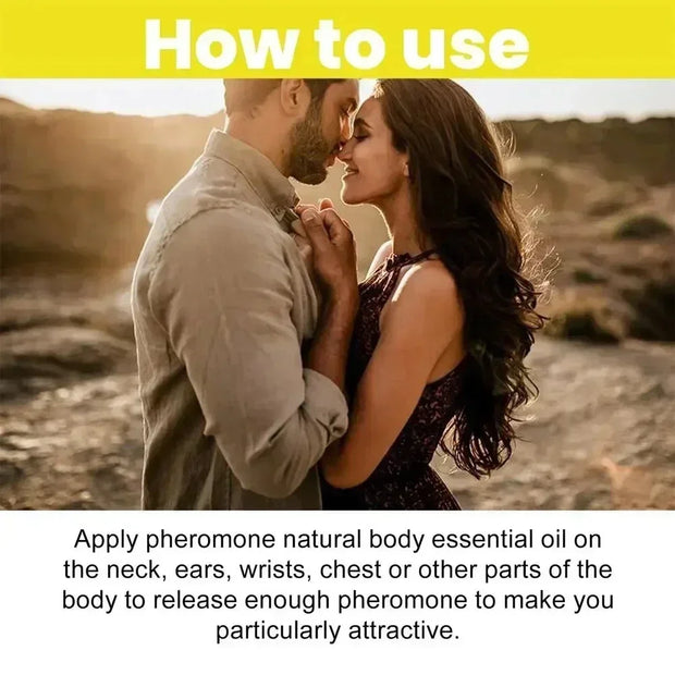 Pheromone Perfume Essential Oil For Men Women Long-lasting Natural Refreshing Body Perfume Fragrance